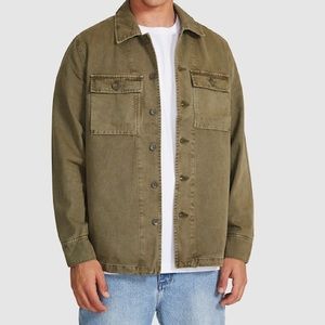 NEUW Brand - Denim Surplus Shirt Jacket - 100% Organic Cotton - Men’s Size Small